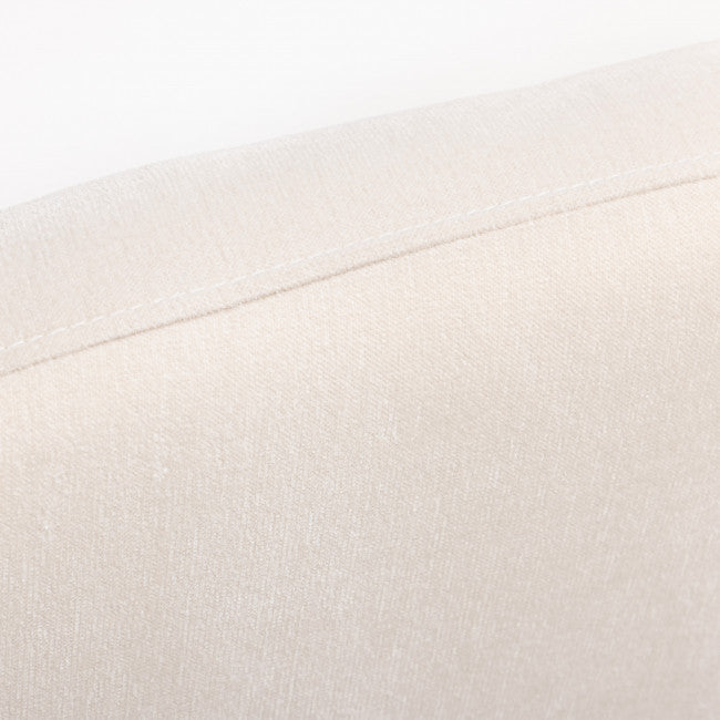 Tête de lit tissu chenille demi-lune Noussa