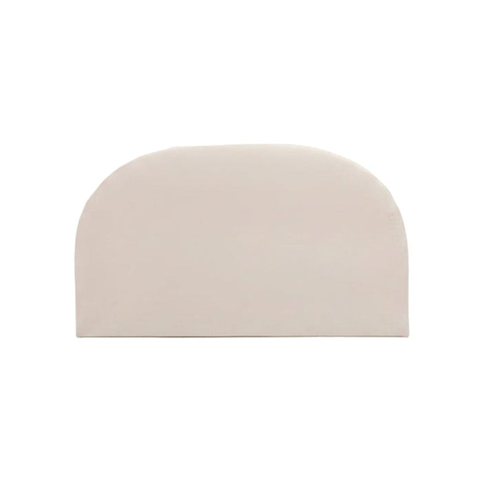 Tête de lit tissu chenille demi-lune Noussa