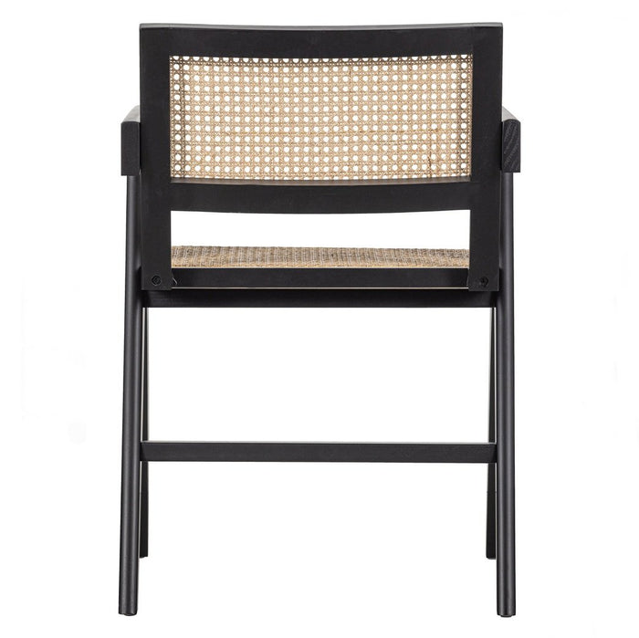 Chaise bois massif et fibres naturelles Gunn