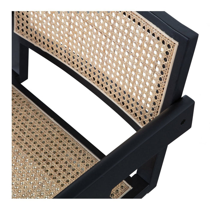 Chaise bois massif et fibres naturelles Gunn