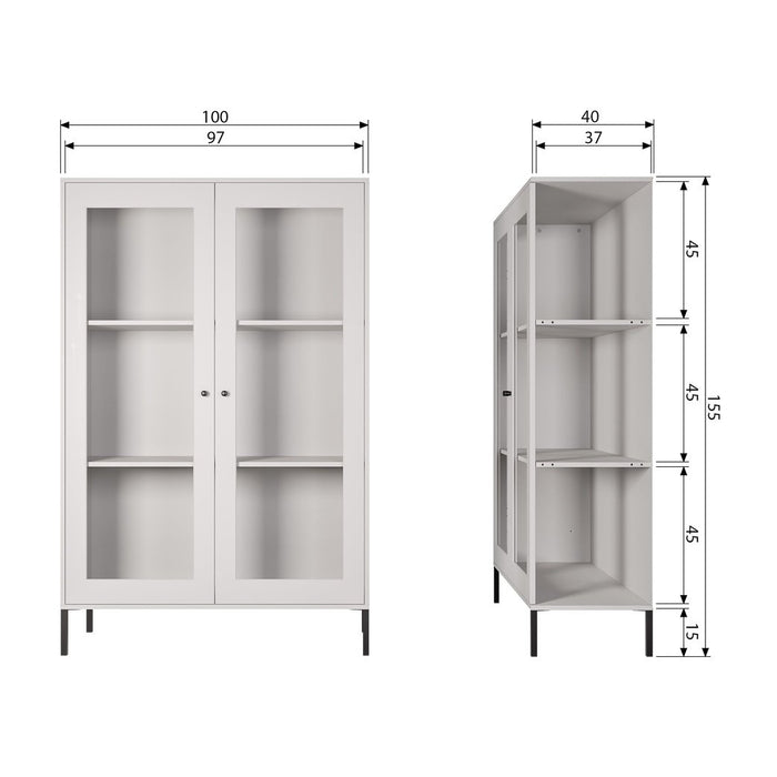 Vaisselier display pin noir Xam