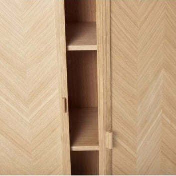 Armoire chêne Herringbone