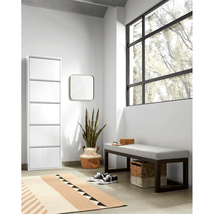 Banc tissu et métal Calaf