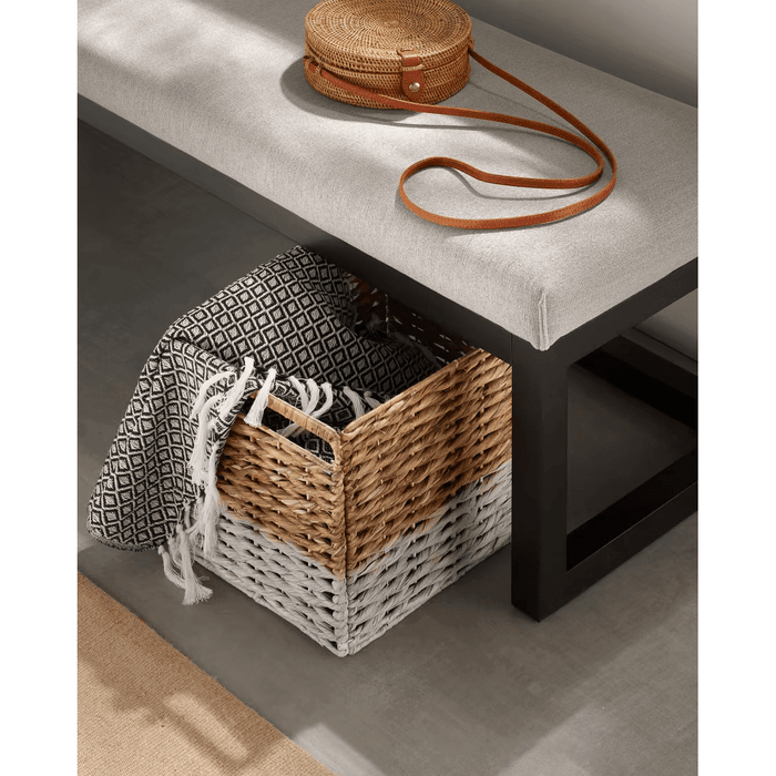 Banc tissu et métal Calaf