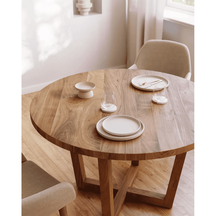 Table ronde acacia massif Reus XL