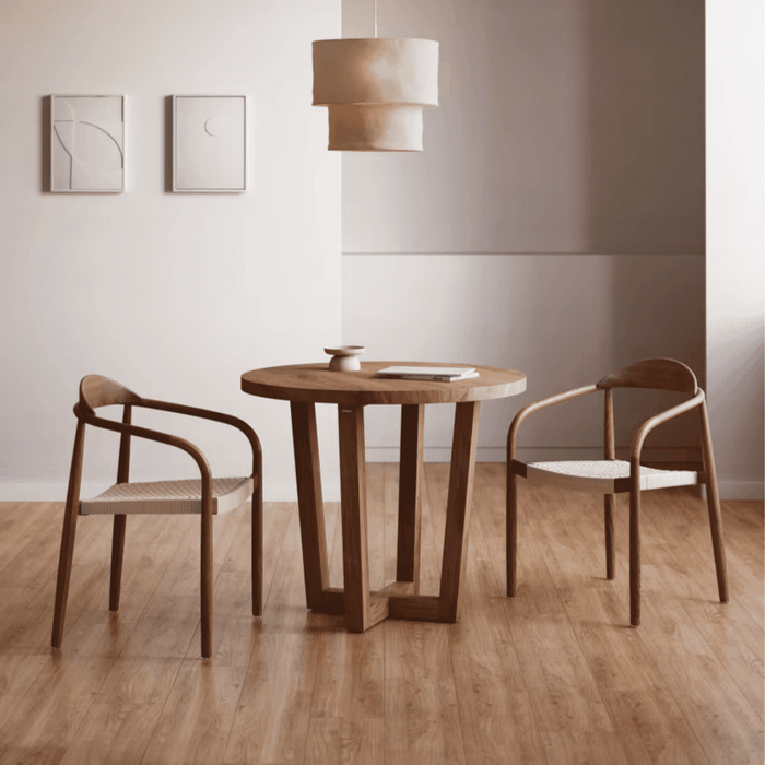 Table ronde acacia massif Reus