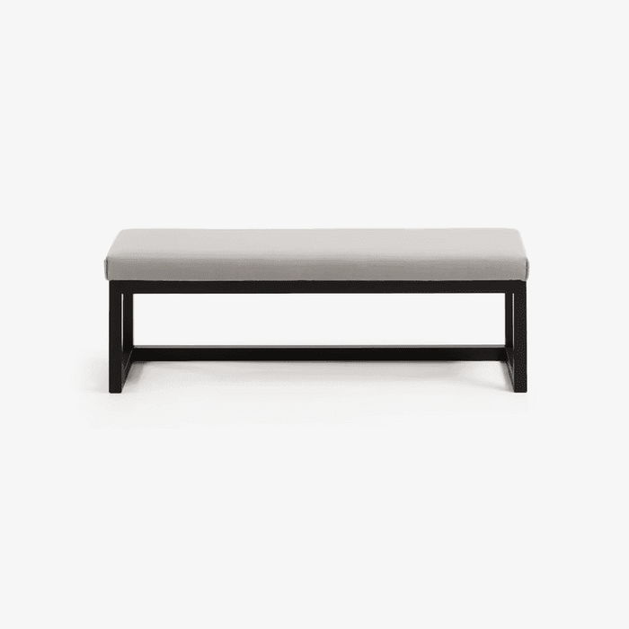 Banc tissu et métal Calaf