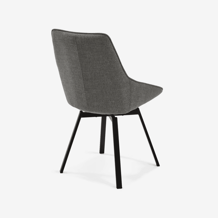 Chaise de bureau tissu et métal Estapona