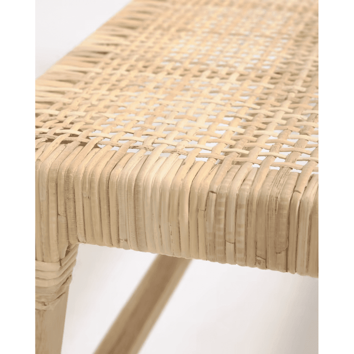 Banc teck et rotin Rubi