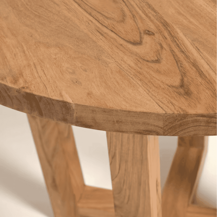 Table ronde acacia massif Reus