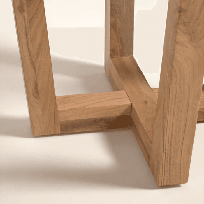 Table ronde acacia massif Reus