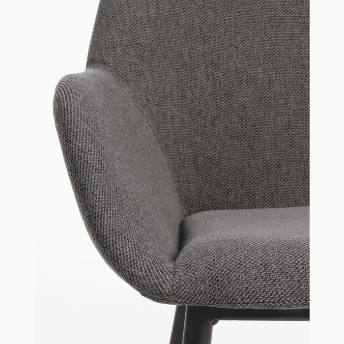 Chaise tissu et métal Valladolid
