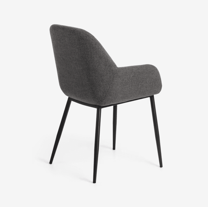 Chaise tissu et métal Valladolid