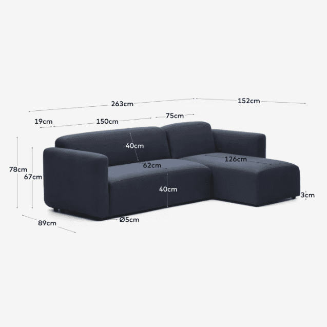 Faro reversible corner sofa