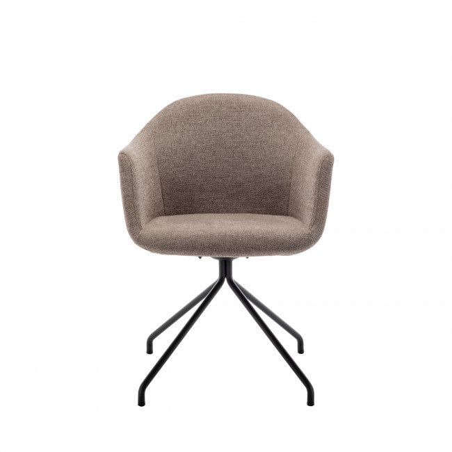 Chaise de bureau tissu et métal Kooij
