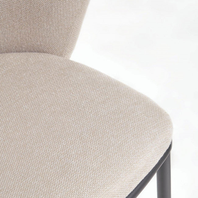 Chaise chenille et métal Avena