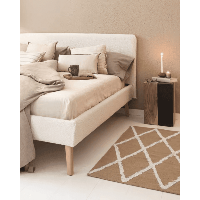 Table d'appoint teck massif Porto