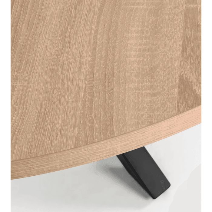 Table ronde mélamine et acier Jasper