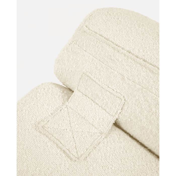 Fauteuil Club tissu bouclette