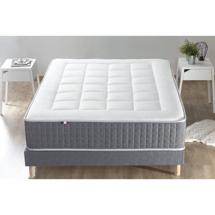 Sommier tapissier double épicéa