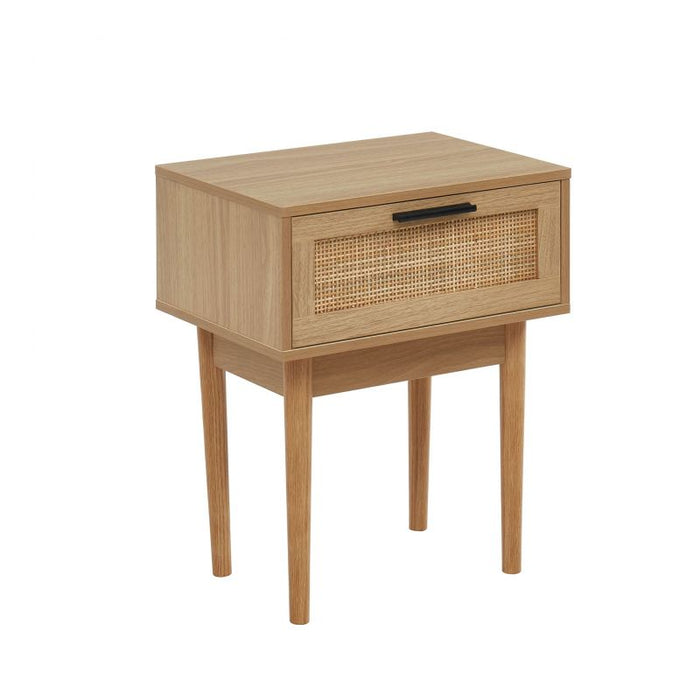 Table de chevet MDF eucalyptus Riola