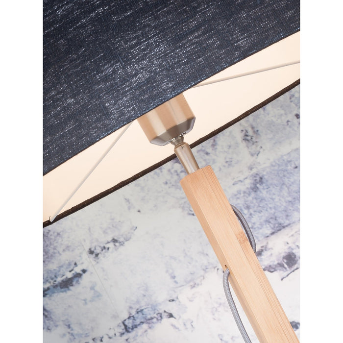 Lampadaire bambou et lin Fuji